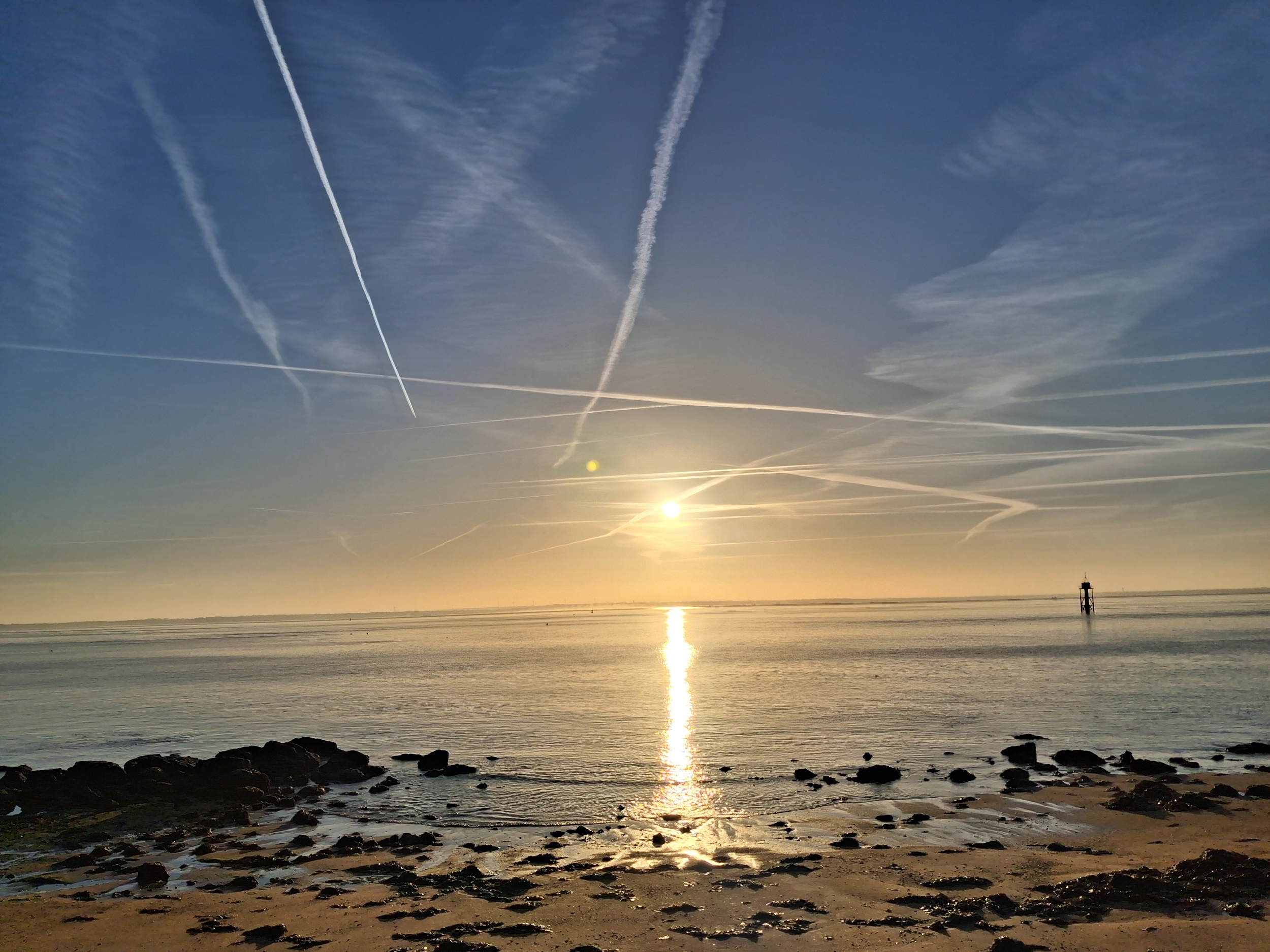 Marée basse au levé de soleil activité pour les kinesthésiques